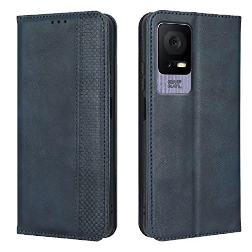 Eassgu Custodia Per Tcl 406S / Tcl 405 / Tcl 406 / Tcl 408 (6.6" Inches) Pelle Pu Flip Folio Cover Con Interruttore Magnetico, [3 Slot Schede] [1 Port