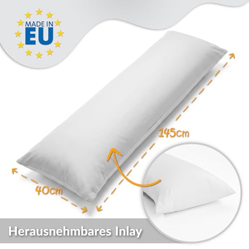 Totsy Baby Seitenschläferkissen Schwangerschaftskissen 40x145 cm - Kuschelkissen Schlafkissen...