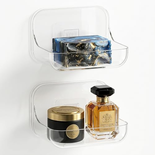 Image of Travel Soap Holder - Portable Soap Dish for Home, Outdoor Hiking, and Camping - Compact and Durable Plastic Soap Box (2, Soap Dish (Transparent), Soap Case)