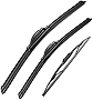 3 wipers Replacement for 2007-2017 Jeep Patriot, Windshield Wiper Blades Original Equipment Replacement - 21'/21'/10' (Set of 3) UJ HOOK