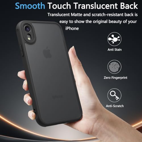 Image of iPhone xr Case,Translucent Matte(Black)