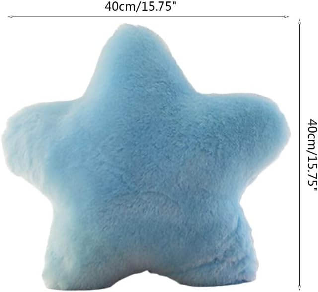 Miniatura 3 de RICHTRUE Decoración estética de la habitación, cojín de sofá, cojín de estrella, decoración del hogar, artículos estéticos de preparación (morado)