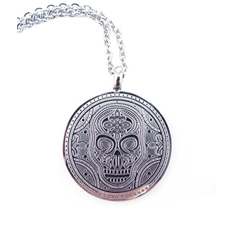 Pirates Vintage Rebel Pirat Magnetschmuck Anhänger Energetix 4you 686 Sabo Totenkopf Design mit Kette + Schmuckpouch