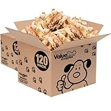 ValueBull Lamb Ears Dog Chews, Varied Shapes, Sizes & Colors, 240 ct Bulk Pack - All Natural Dog Treats, Single Ingredient