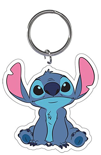 Stitch Laser Keychain Disney Get Stitches porte-clés figurine pendentif sac