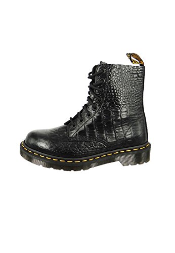 Dr. Martens Pascal Croc Black New Vibrance Croco