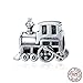 Produktbild MZNSQB 925 Sterling Silber Vintage Lokomotive Zugwagen Charm Fit Frauen Charm Armband DIY Schmuckherstellung