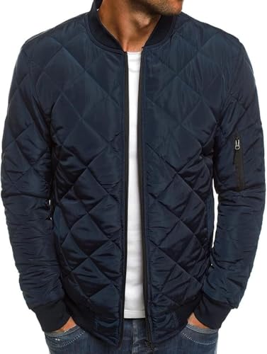 Maiyifu-GJ Men's Lightweight Puffer Jacket Winter Warm Quilted Padded Coats Windproof Jackets Windreakers