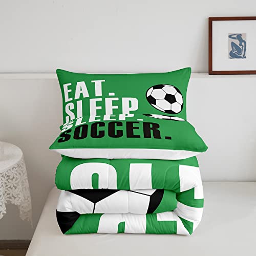 Image of Feelyou Football Bedding Set King Size 3Pcs for Boys Girls Women Men