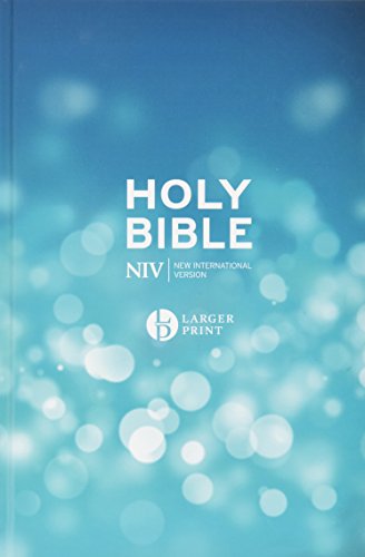 Niv Larger Print Blue Hardback Bible 10 Copy Pack
