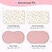FIOBEE Baby Bassinet Sheets for Girls Boys 2 Pack Waterproof Bassinet Mattress Elastic Fitted Crib Sheets Universal Fit for Hourglass Oval and Rectangle Bassinet Sheet, Pink