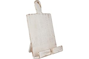 Multifunctional Wooden Cookbook Stand for Versatile Kitchen and Home Use