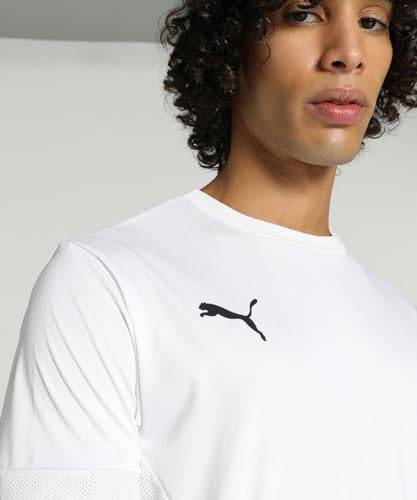 Image of Puma Men Polyester Solid Regular Fit T-Shirt