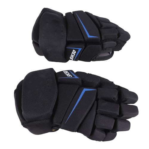 Luvas de Hóquei de Rua, 1 par de Luvas de Hóquei de Patinação No Gelo Protetor de Dedo Acolchoamento