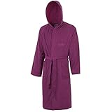 Speedo Unisex AU Frottee-Bademantel violett Beere Medium