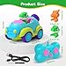 JOYSINTOY Remote Control Car for Toddlers, Dinosaur Toys for Ages 2-4 with Lights & Music, Rechargeable RC Car Birthday Gifts for 2 3 4 Year Old Boys Girls