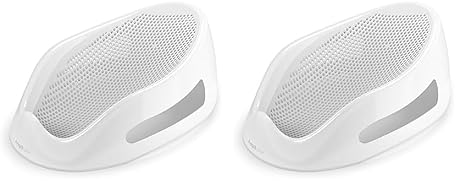 Angelcare Baby Bath Support (Grey) | Ideal for Babies Less Than 6 Months Old (Pack of 2)