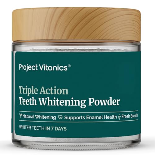 Advanced Remineralising Teeth Whitening Powder Pap+ Mineral-Rich & Plaque Control Formula, Enzyme Based Tooth Whitening - Nano Hydroxyapatite, Xylito,