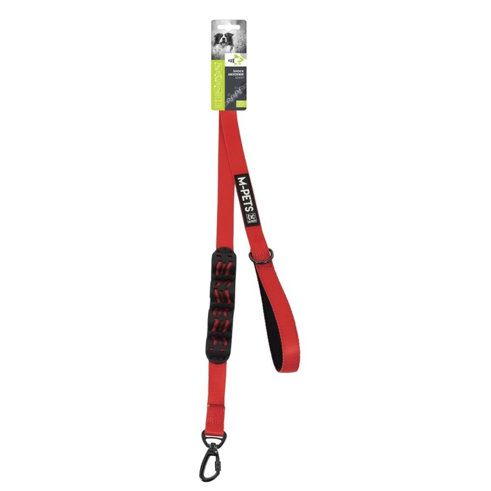 M-PETS FLEX ŞOK EMİCİ GEZDİRME TASMA RED/BLACK 120CM
