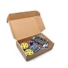 Smart Robot Car Chassis Kit with UNO R3 Module - Educational DIY Toy, 2WD with Battery Box and Speed Encoder for Tracking Obstacle Avoidance - Designed for Beginners to Learn Programming