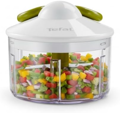 Tefal 5 Segundos - Picadora Manual 500 ml | 2 Cuchillas Indep...