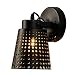 Produktbild G-Licky Metall Wandleuchten Leuchter Retro 180 Grad einstellbar Metallhalterung Rustikal Käfig Nachtbeleuchtung zum Zuhause Indoor Küche Diner Hall,Black