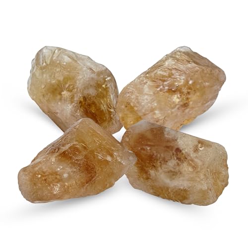 Image of Original Raw Citrine Stone - Natural Certified Raw Citrine Crystal for Attracting Success, Abundance, Prosperity, Wealth, Creativity, Mental Clarity, and Solar Plexus Chakra Healing