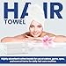 Linteum Textile Supply Luxury Hair Towels 100% Ring Spun Cotton Towel for Women, Men, Kids | 20x40 inches Quick Dry Towels for Gym, Beauty, Spa, Salon | Pack of 6 | White | Superior Soft Touch