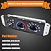 55037473AB A/C Climate Control Switch, HVAC A/C Heater Climate Control Panel with Blower Motor Switch Fit for 1999-2004 Jeep Wrangler & Jeep TJ Models Replaces OE# 55037473AA, 55037612AA, HS373