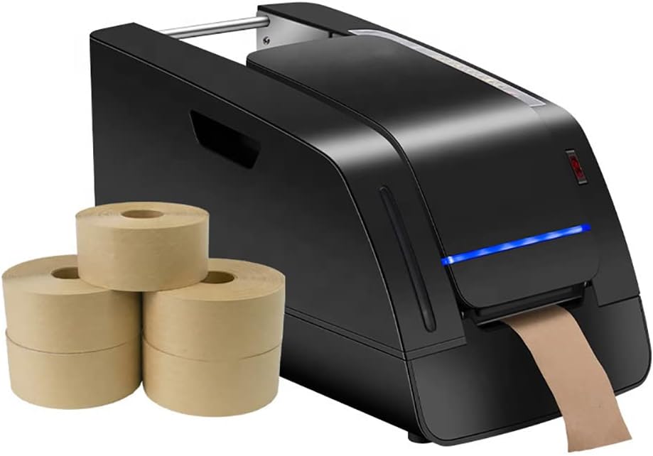Automatic Tape Dispenser for Gummed Tapes, Electric Packing Tape Cutter for Cartons, Water Activated Tape Dispenser up to 75cm Width