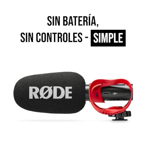Miniatura 8 de Røde Videomic Go Ii Micrófono De Cañón Ultracompacto Para Cámara Con Salidas De 3,5 Mm Y Usb Para Cine, Creación De Contenido, Podcasting Y Videollamadas