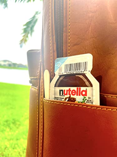 Nutella Chocolate Hazelnut Spread. Mini Nutella Pack To Go. Perfect Portion Control (Just ½ Oz) 80 Calories Per Nutella Single Cup. Atrevo Bundle Pack + 20 Eco-Friendly Wooden Spoons (20 Pack). Back To School Snacks. #TOP5