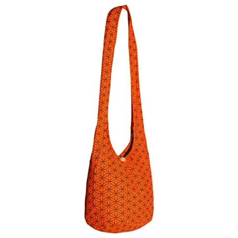 PANASIAM Shoulderbag Flower of Life, in orange, M Cover