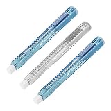 Sistema retráctil de tipo bolígrafo para proteger la goma cuando no se esté usando