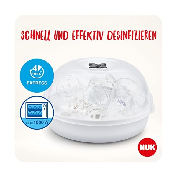 NUK Micro Express Plus Microwave Steam Baby Bottle Steriliser – Bild 3
