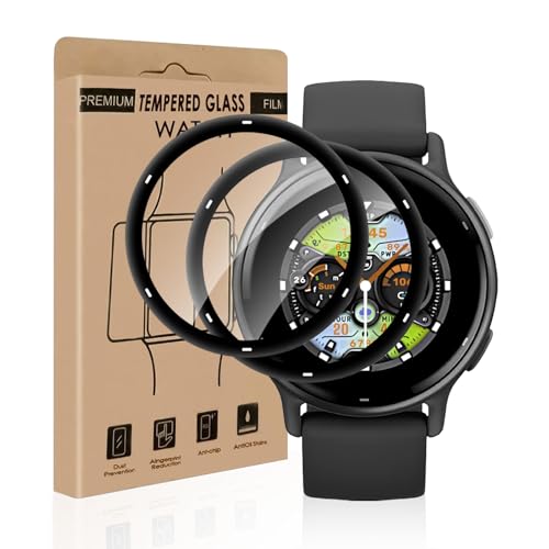 Cable Leader 2 Stück für Panzerglas für Garmin Vivoactive 5 Schutzfolie Passt Perfekt HD-Klar Kristallklar 100% Touchgenauigkeit Frei von Kratzern Splitterfest Dauerhaft Vivoactive 5 Displayschutz
