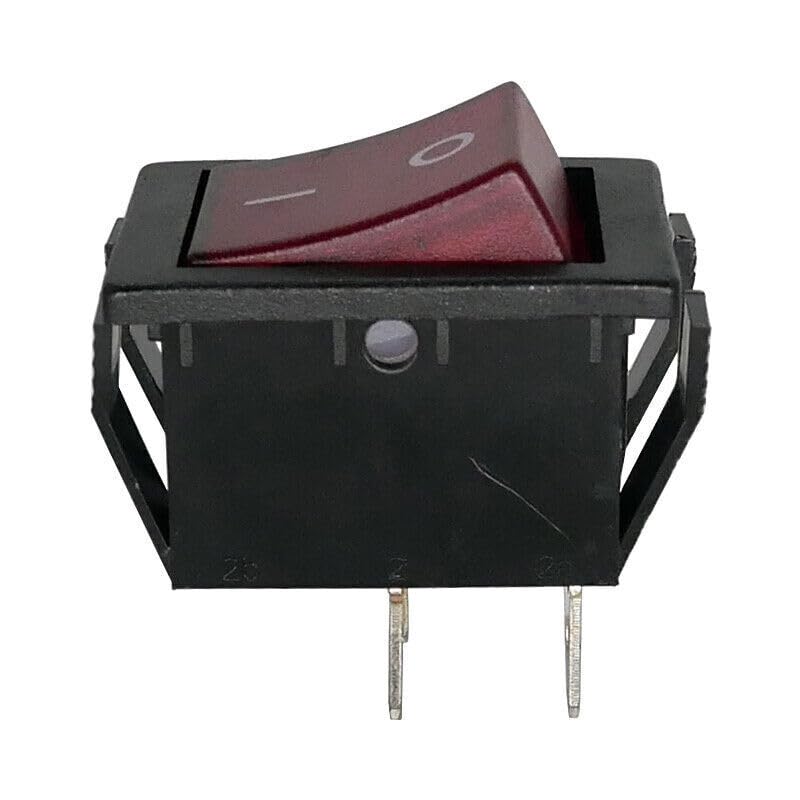 1PC Fit for TAIHENG TH3 T85 T120 4 Pin 2 Position 15A 250V Rocker Switch with Red Lamp