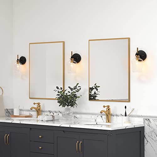 Zevni Wall Sconce, Vanity Lights For Bathroom, Black Gold Wall Lights For Bedroom, Living Room #TOP5