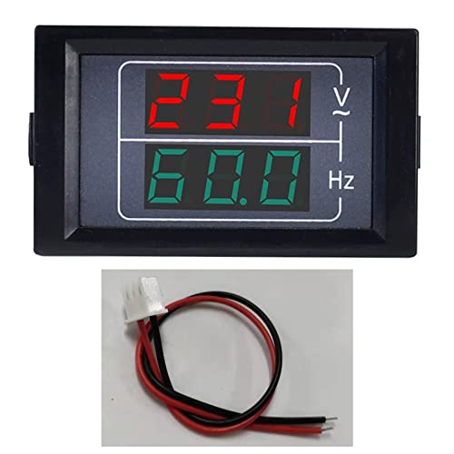 Voltage Frequency Meter Dual Display LED Digital AC Voltmeter Frequency Meter