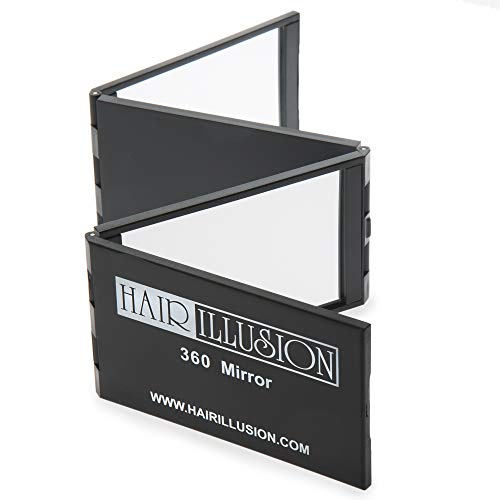 Hair Illusion Handheld 360 View Mirror