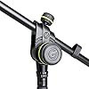 Gravity MS 4222 B - Short Microphone Stand with Folding Tripod Base and 2-Point Adjustment Telescoping Boom #4