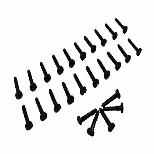 #8 Pyramid Wood Screws 3/4" H 25 Black Steel Screws Renovators Supply #TOP2