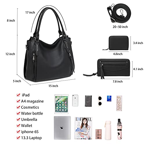Image of lapsting Hobo Bags for Women Handbags Purse Ladies Boho Shoulder Bag Crossbody Purses Faux Leather