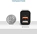 5v 2.4a USB Charger,Cabepow (2Pack) Dual Port 12W USB Wall Plug,Charger Block Adapter Cube Replacement for iPhone Xs/XS Max/XR/X/8/7/6/Plus iPad Pro/Air/Mini, Galaxy9/8/7(ETL Certified)