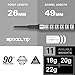 Target Darts EXO Edition 90% Tungsten Soft Tip Darts Set – EXO 11 20g – Soft Tip Dart Set, Pixel Tip Darts with Pro Grip Shafts and No.6 Flights