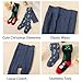 Silkglory Xmas Baby Toddler Tights,Tights for Girls With Christmas Snowflakes and Snowmen,Leggings Stockings Cotton Pantyhose for Newborn Infant Black/Blue 2-3T 2Pack
