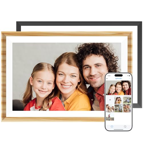 Dragon Touch 10.1'' WiFi Digital Picture Frame with Dual Swappable Snap Frames – 1280×800 HD IPS...