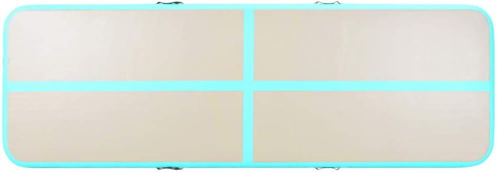 Air Track Mat Gymnastics Air Mat with Pump Inflatable Training Mat PVC vidaXL vidaXL