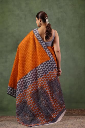 Image of TAMAIRA FASHION Mulmul Pure Cotton Saree For Woman |Office Wear Daily Wear Sarees For Women Without Blouse Piece(Available in 15 Colours)