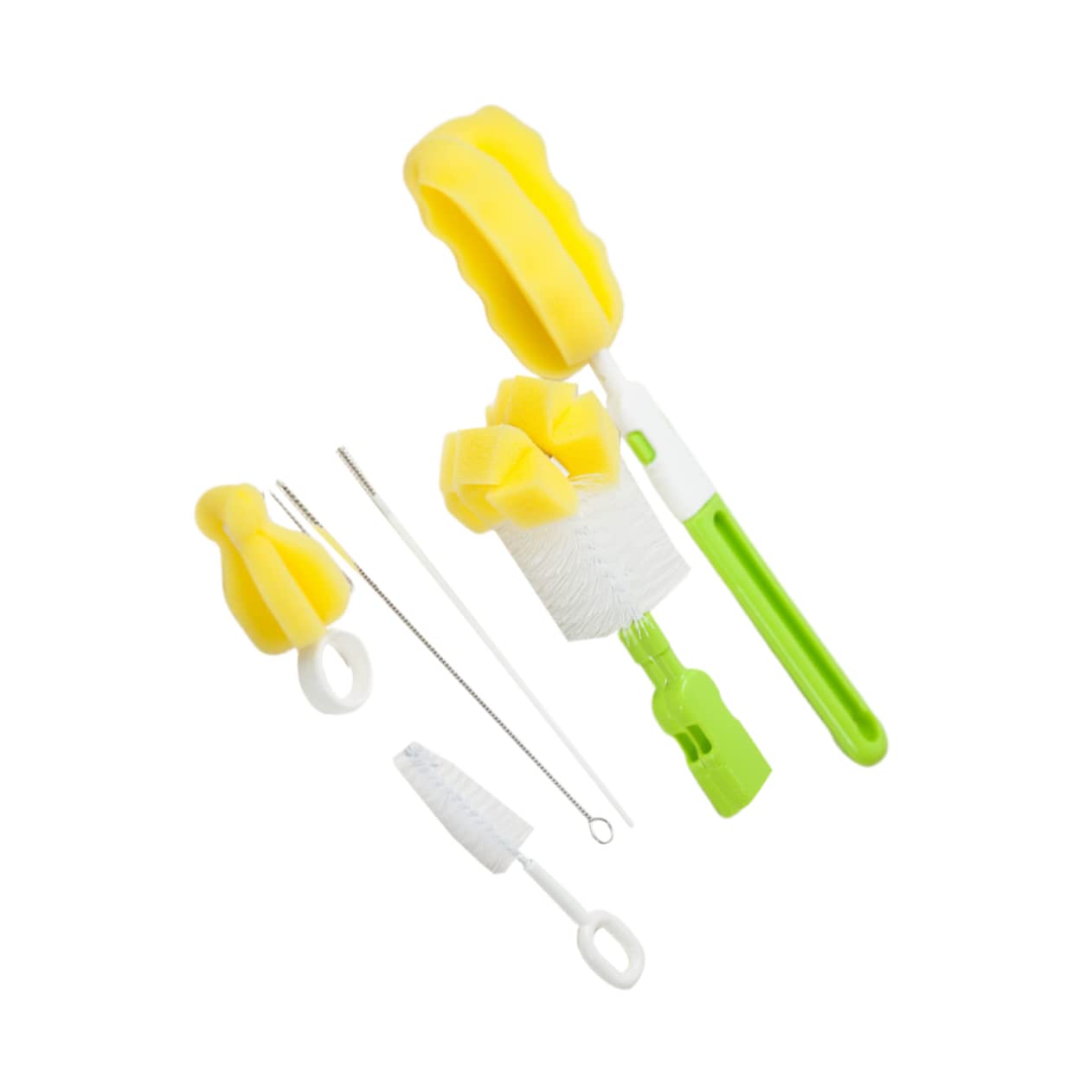 Toyvian 18pezzi Spazzole Per Bottiglie Per Spazzole Per Tettarelle e Bottiglie Facili Usare